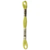 Fil mouliné à broder DMC - 8m - 3819 - vert anis