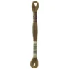 Fil mouliné à broder DMC - 8m - 830 - vert chêne liège