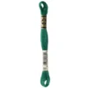 Fil mouliné à broder DMC - 8m - 991 - vert empire