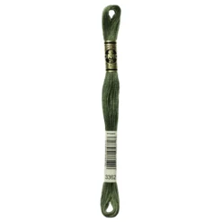Fil mouliné à broder DMC - 8m - 3362 - vert figuier