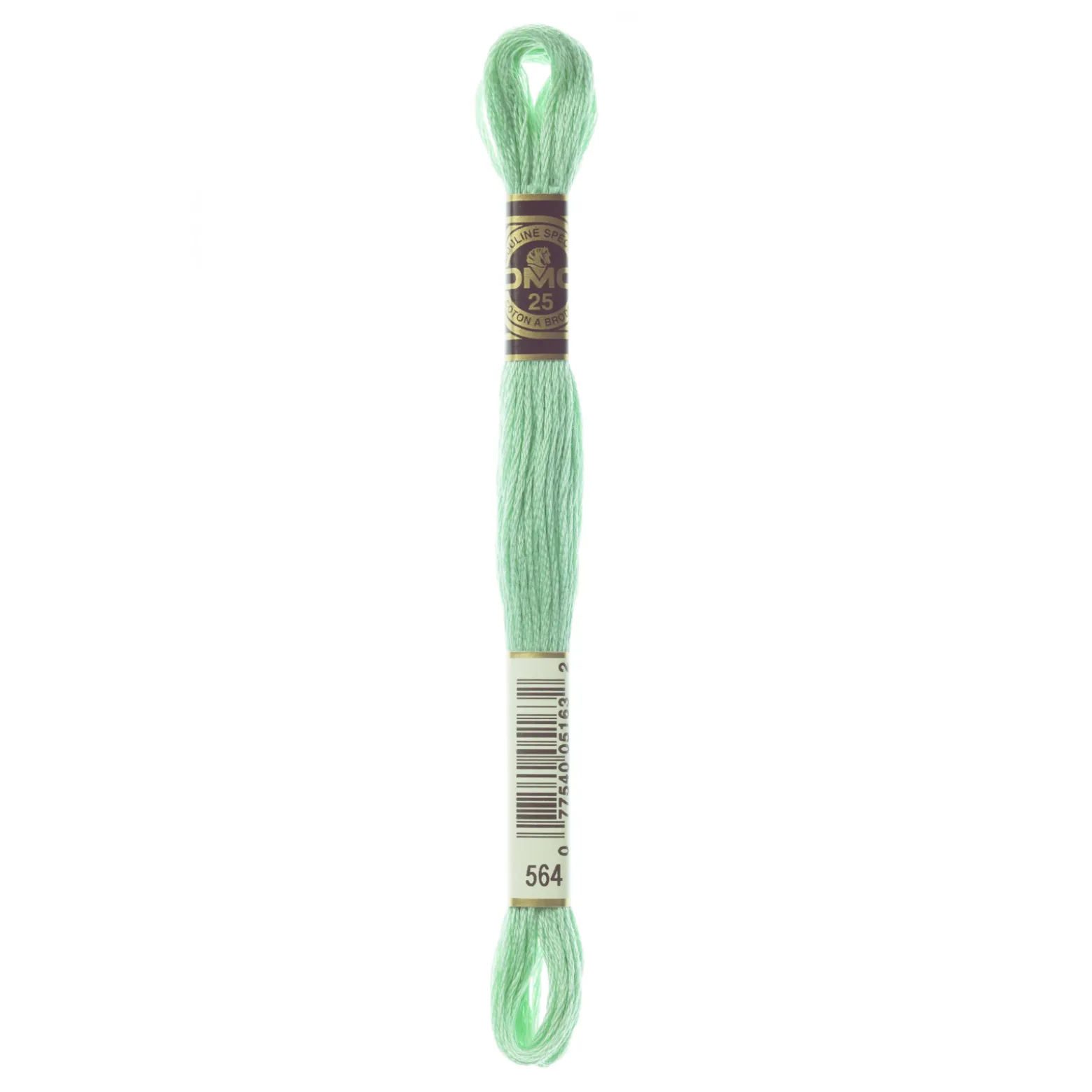 Fil mouliné à broder DMC - 8m - 564 - vert malachite clair
