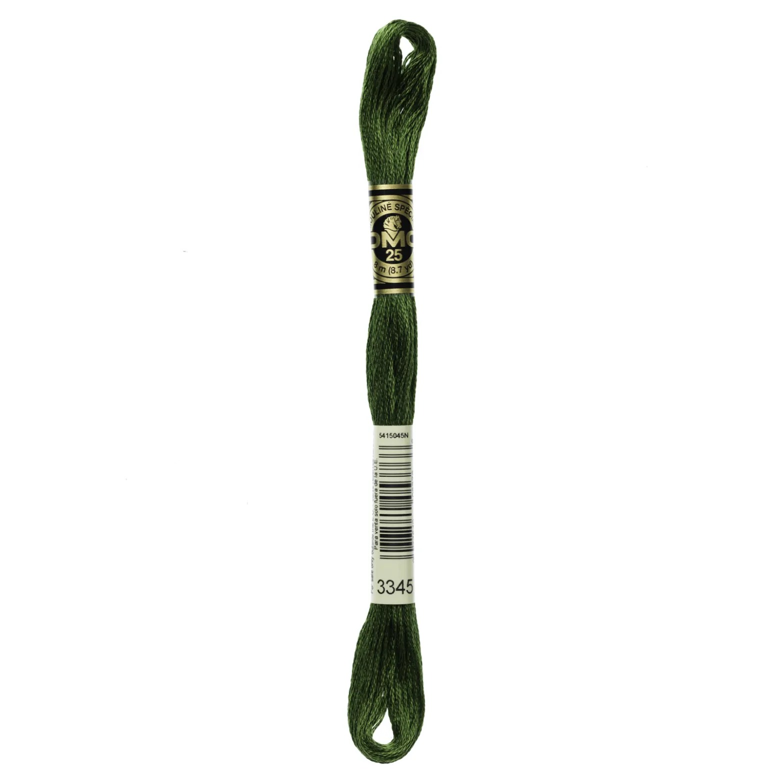 Fil mouliné à broder DMC - 8m - 3345 - vert menthe