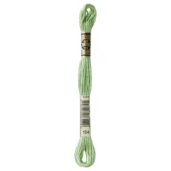 Fil mouliné à broder DMC - 8m - 164 - vert pistache