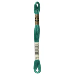 Fil mouliné à broder DMC - 8m - 3814 - vert épicéa
