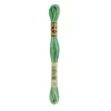 Fil mouliné à broder DMC - 8m - 125 - vert printemps ombré