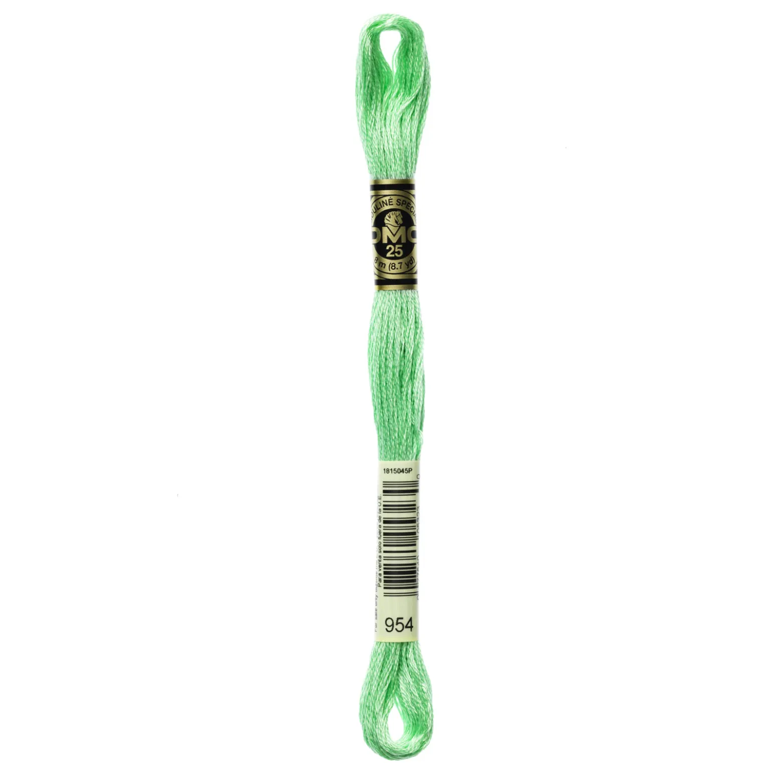 Fil mouliné à broder DMC - 8m - 954 - vert rizière