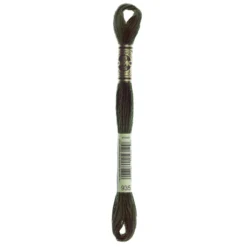 Fil mouliné à broder DMC - 8m - 935 - vert sous-bois