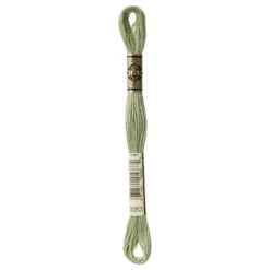 Fil mouliné à broder DMC - 8m - 3053 - vert tweed