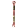 Fil mouliné à broder DMC - 8m - 152 - vieux rose