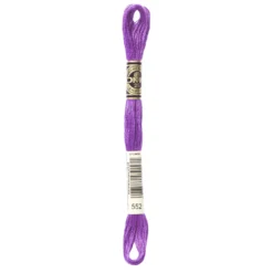 Fil mouliné à broder DMC - 8m - 552 - violette