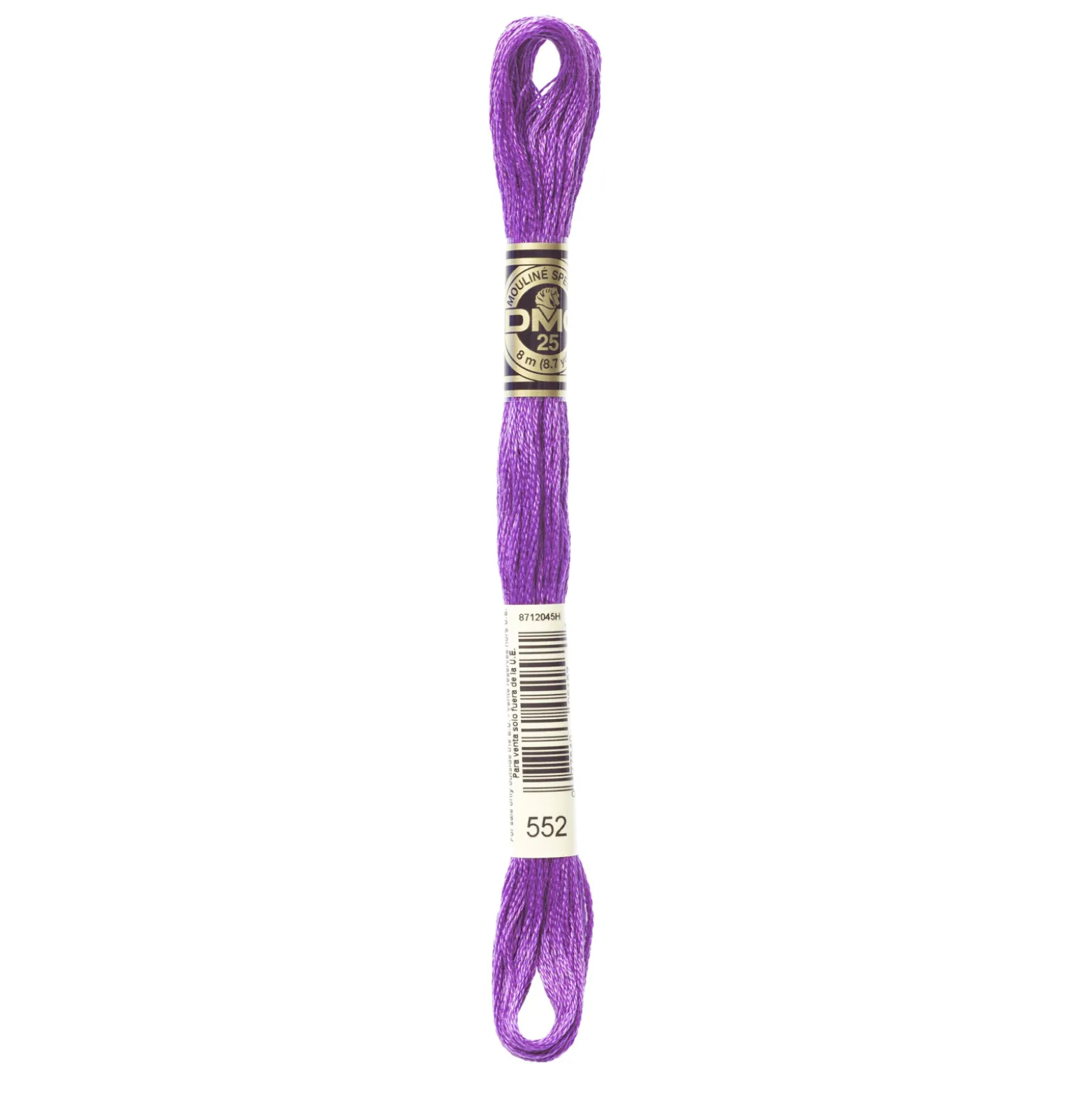 Fil mouliné à broder DMC - 8m - 552 - violette