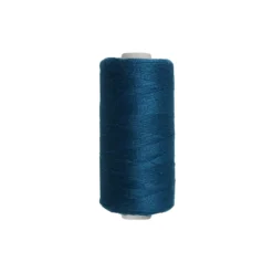 Fil polyester tous tissus - bleu canard - 500m