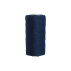 Fil polyester tous tissus - bleu marine - 500m