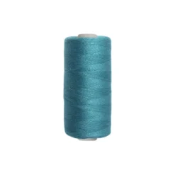 Fil polyester tous tissus - bleu lagon - 500m