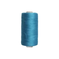 Fil polyester tous tissus - bleu azur - 500m