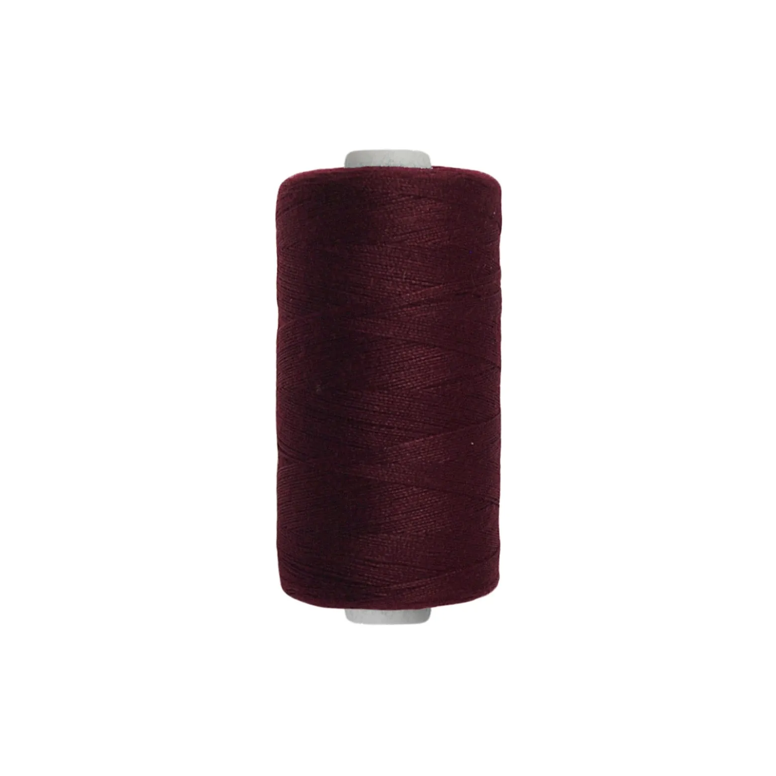 Fil polyester tous tissus - lie de vin - 500m