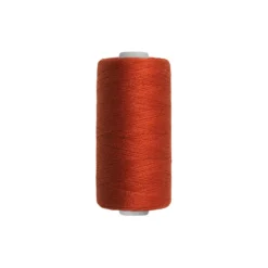 Fil polyester tous tissus - rouille - 500m