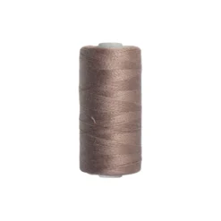 Fil polyester tous tissus - taupe - 500m