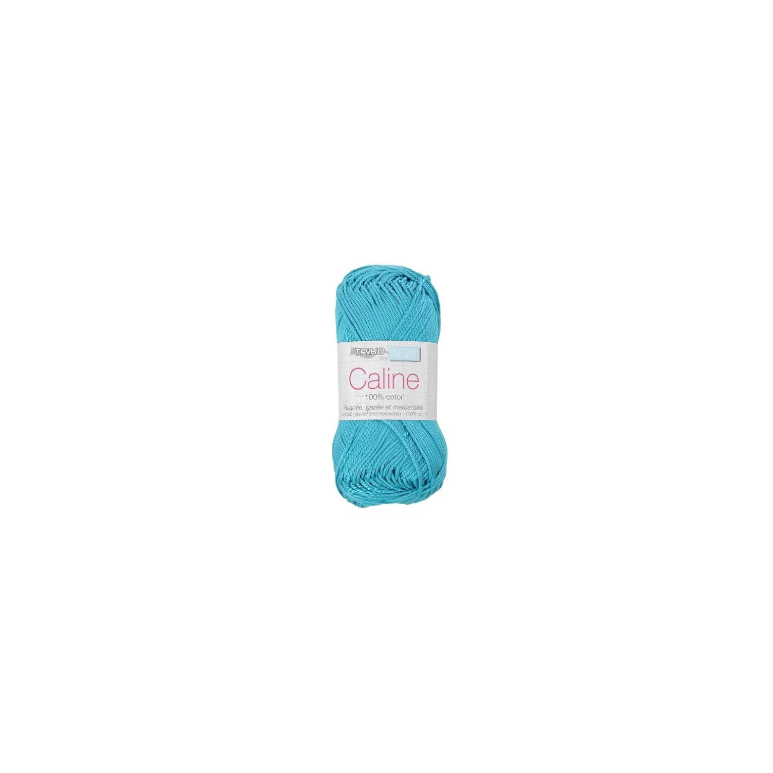 Fil à tricoter Câline n°141 - bleu turquoise