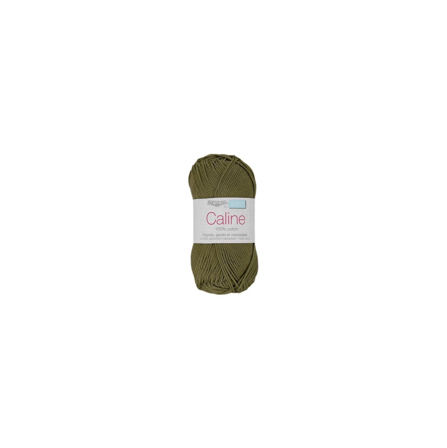 Fil à tricoter Câline n°151 - vert kaki
