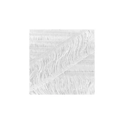 Franges Charleston blanc 10cm x 50cm