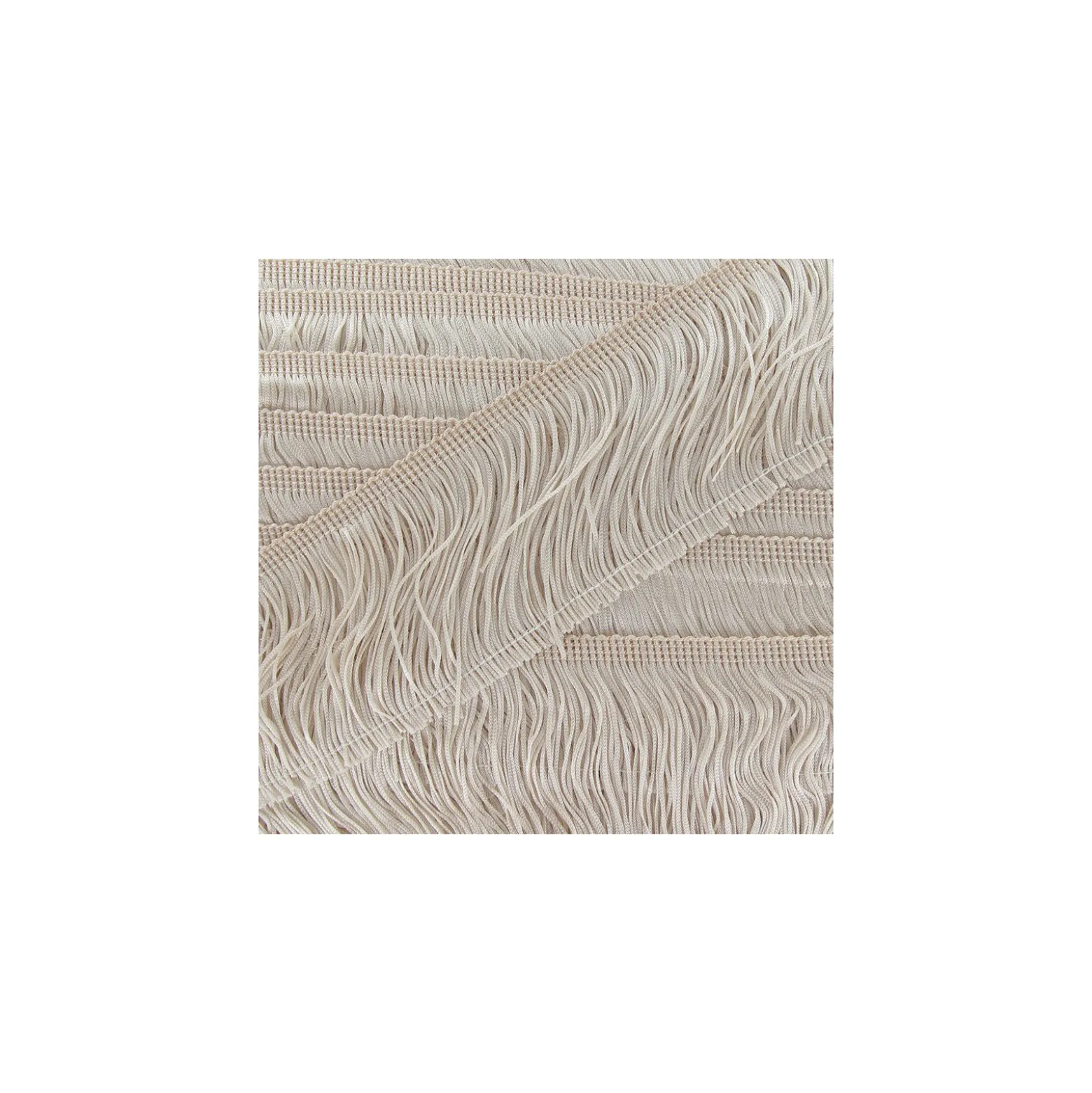 Franges Charleston camée 10cm x 50cm