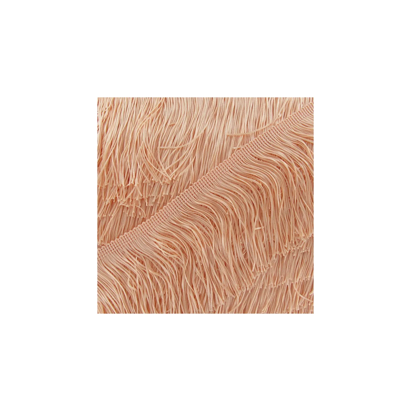 Franges Charleston saumon 10cmx 50cm