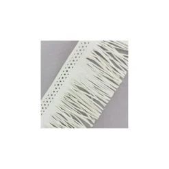 Franges simili cuir Apache écru x 50cm