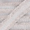 Galon double frange 45mm Wren - gris clair