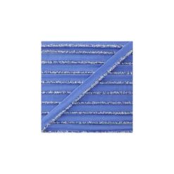 Galon Elastique Lurex Argent - Bleu