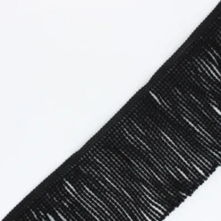 Galon à Franges 90mm Sixtine - noir
