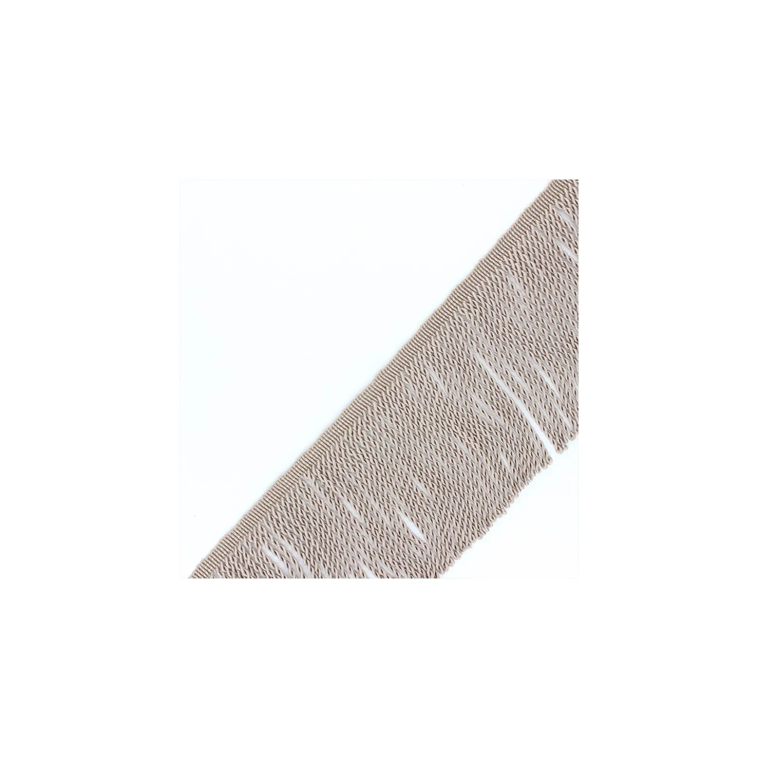 Galon à Franges 90mm Sixtine - taupe