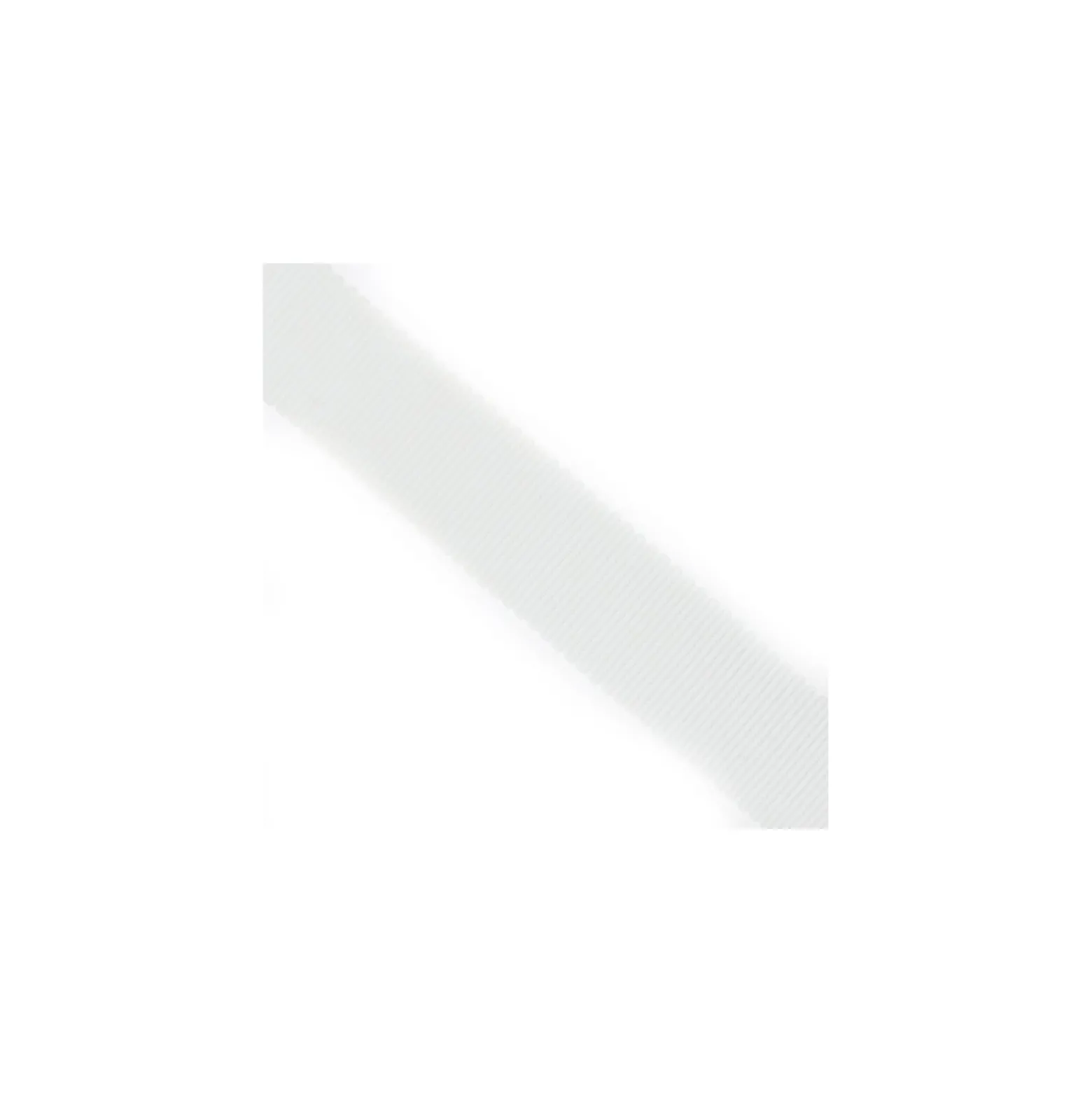 Galon gros grain 25 mm - blanc