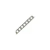 Galon India thermocollant Squares argent x 50cm