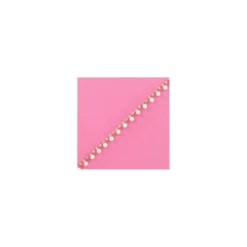 Galon perles et strass doré x 50cm