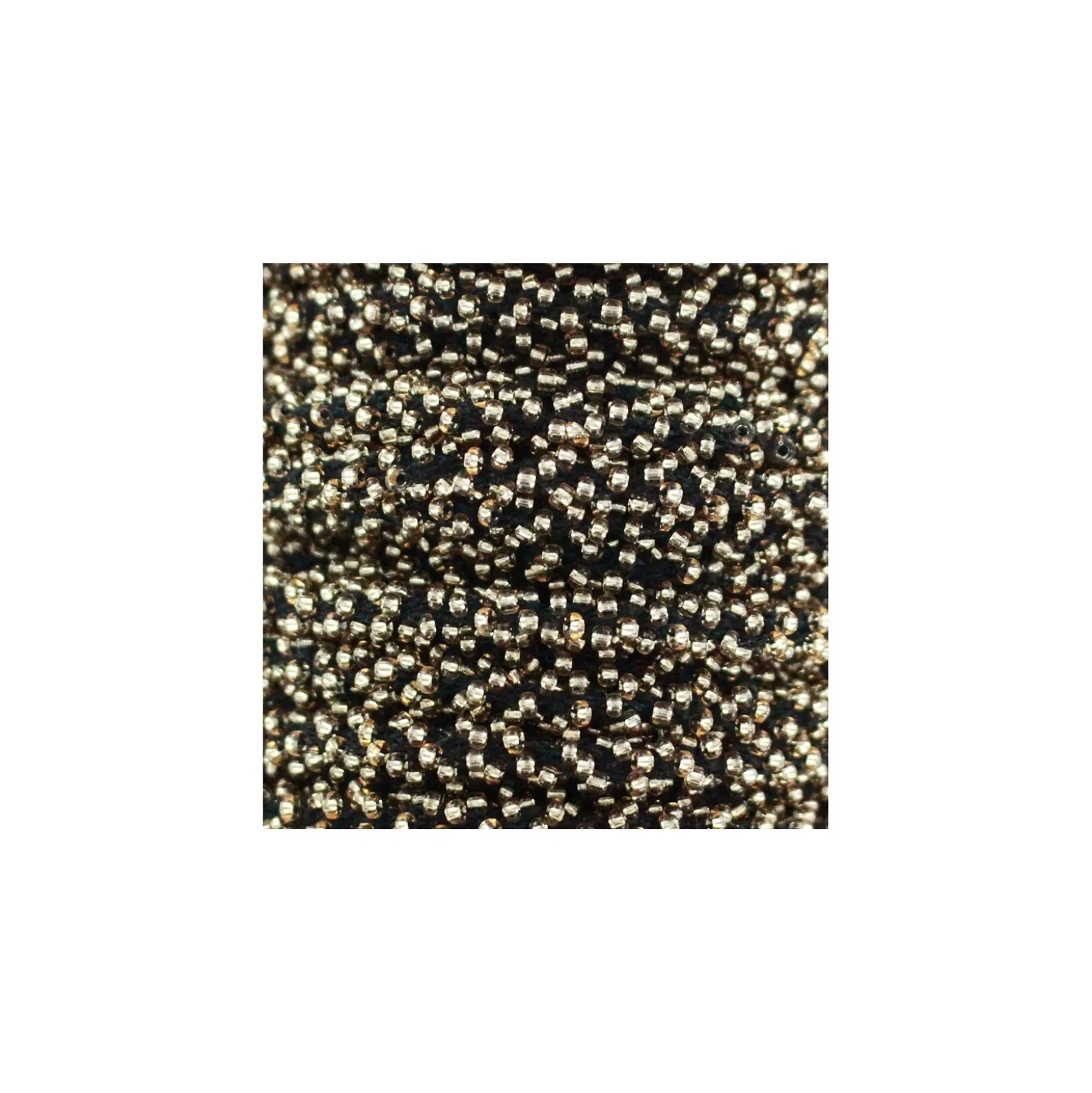 Galon Perles - noir/or
