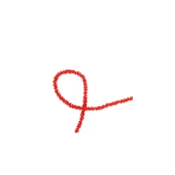Galon Perles - rouge