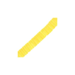 Galon Plissé Polyester Aura - Jaune