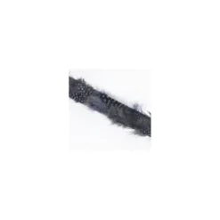 Galon plume feutrine gris bleuté x 20 cm