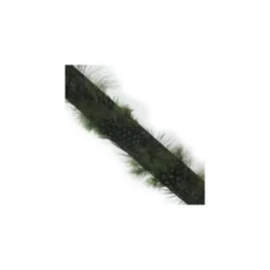 Galon plume feutrine kaki x 20 cm