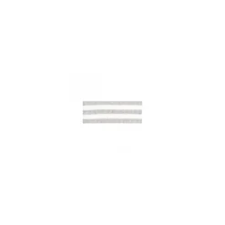Galon rayures lurex 15 mm - argent/blanc