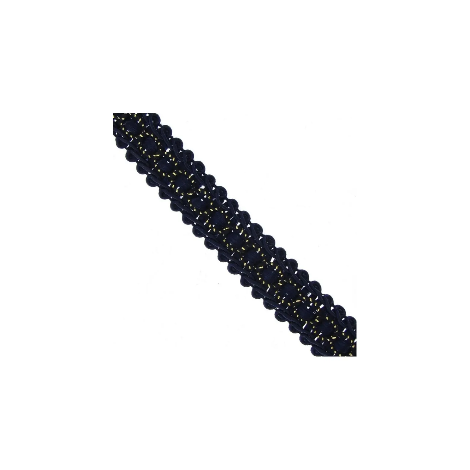 Galon robe 13mm bleu nuit