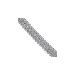 Galon robe 13mm gris clair