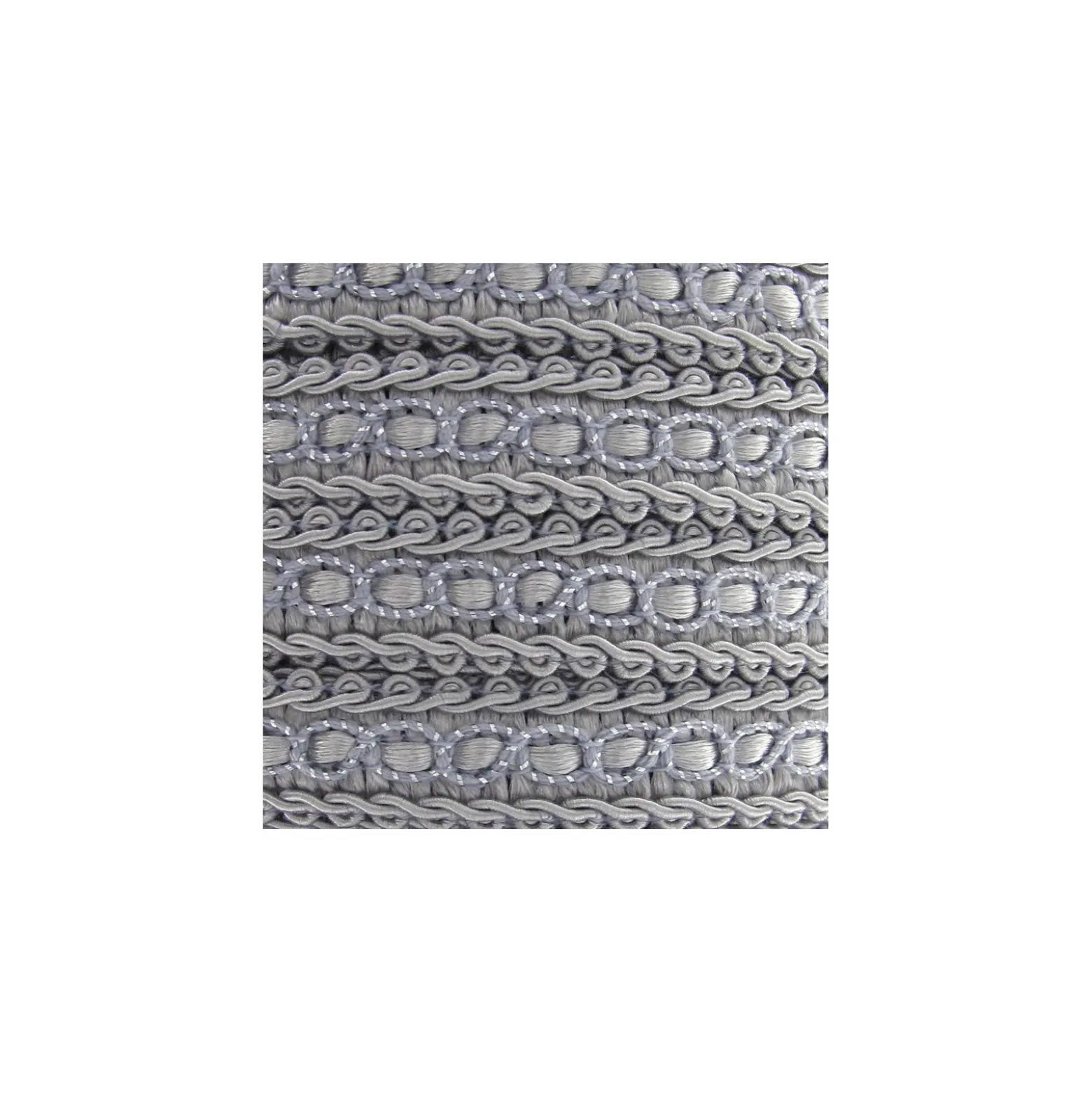 Galon robe 13mm gris clair