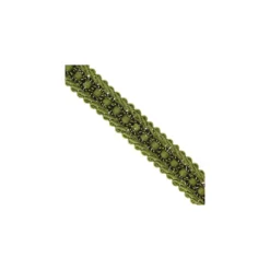 Galon robe 13mm vert olive