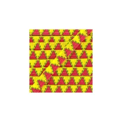 Galon réversible ZigZag - jaune/rose