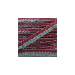 Galon tissé à franges Jamayca - multi gris