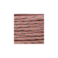 Galon tressé lurex Delicia - rose/argent