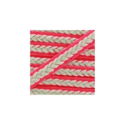 Galon tressé Summer - rose fluo