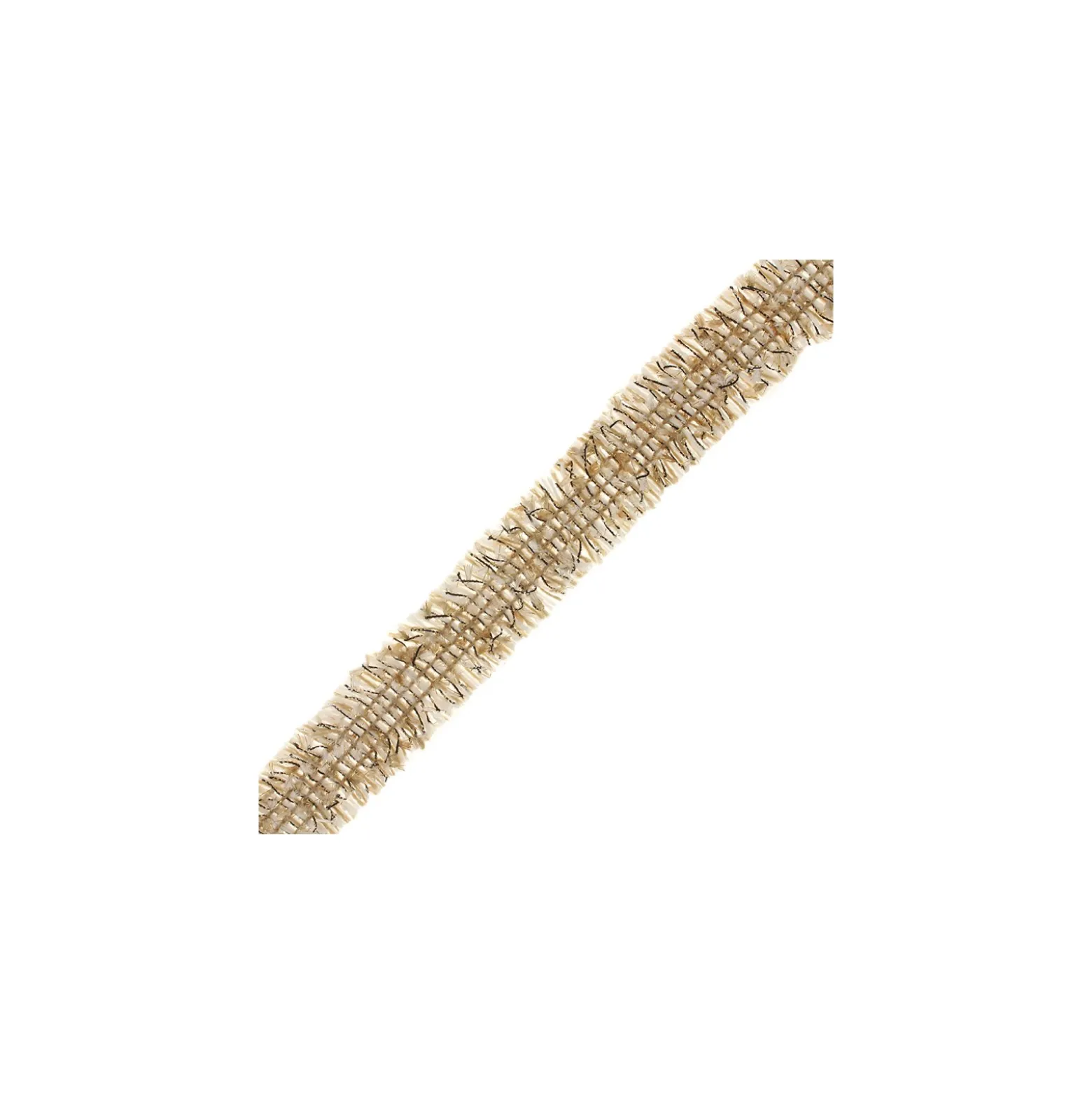 Galon tweed 30 mm - écru